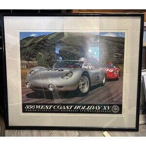 Porsche 365 Limited Edition Poster  By Joe Grovel ( Seinfeld Poster ) 31x37